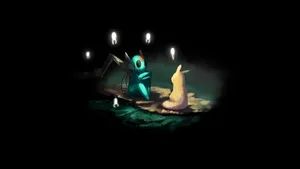 Rain World Mysterious Encounter Wallpaper