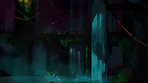 Rain World_ Mysterious Underground Wallpaper