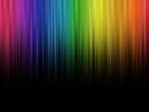 Rainbow Aesthetic Digital Lines Wallpaper