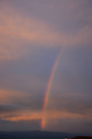 Rainbow Cloud Aesthetic Wallpaper