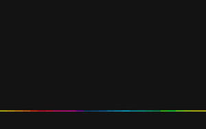 Rainbow-colored Line On Blank Black Wallpaper