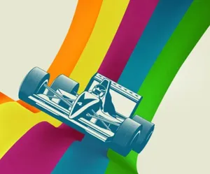 Rainbow F1 4k Wallpaper