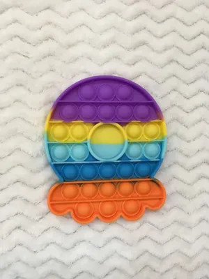 Rainbow Octopus Pop It Wallpaper