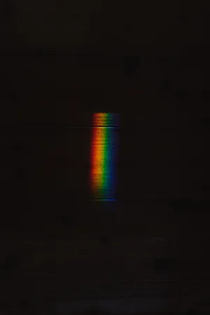 Rainbow Prism In Dark Wallpaper