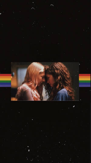 Rainbow Rue And Jules Euphoria Hbo Wallpaper