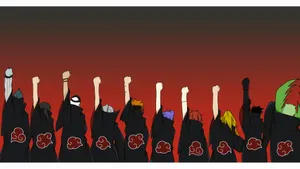 Raised Fists Akatsuki Pc Wallpaper