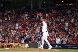Raisel Iglesias Cheers Wallpaper