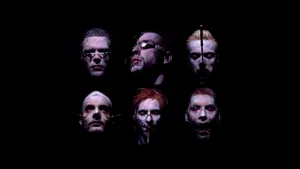 Rammstein Band Members Dark Background Wallpaper