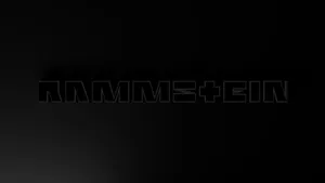 Rammstein Logo Black Background Wallpaper