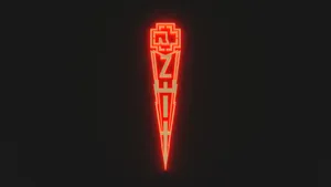 Rammstein Logo Red Glow Wallpaper