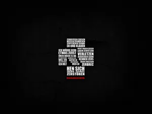 Rammstein Lyrics Dark Background Wallpaper