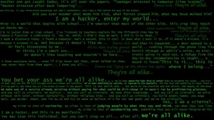 Random Hacker Words Full Hd Wallpaper