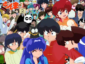 Ranma 1/2 Cute Retro Anime Aesthetic Wallpaper