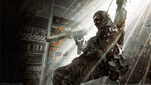 Rappeling Soldier Call Of Duty Black Ops 1 Wallpaper