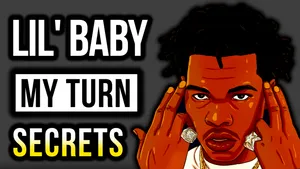 Rapper Gee Money In Expressionist Artwork Wallpaper