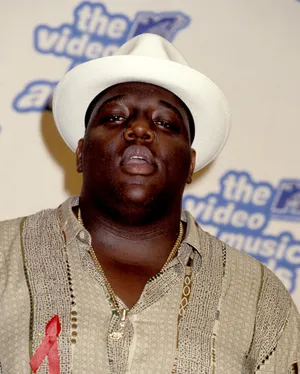 Rapper The Notorious Big Mtv Music Video Award Wallpaper