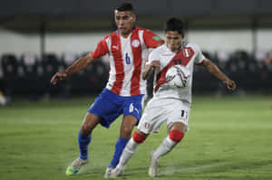 Raul Ruidiaz Argentina Vs Paraguay Match Wallpaper