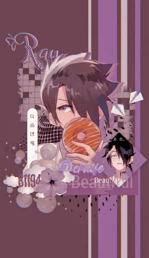 Ray And Emma Of The Popular Anime Fairytale, The Promised Neverland Wallpaper