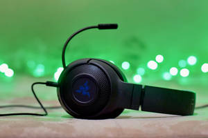 Razer Black Headset Wallpaper