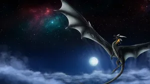 Real Dragon Moon Novel Wallpaper