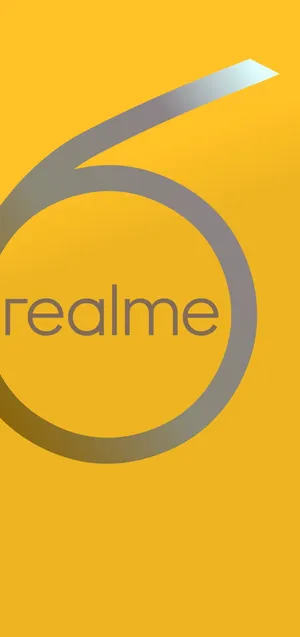 Realme Logo Gold 6 Wallpaper