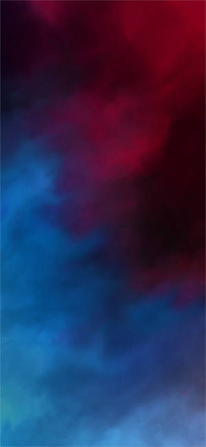 Realme Red And Blue Smoke Wallpaper