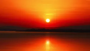 Red 4k Uhd Sunset Wallpaper