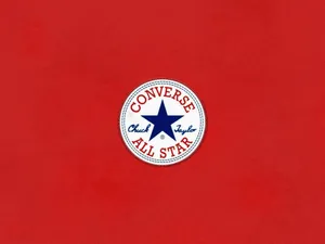 Red Aesthetic Laptop Converse Chuck Taylor Wallpaper