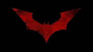 Red And Black Batman Logo Wallpaper