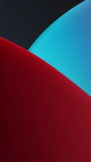 Red And Blue Curves Wallpaper