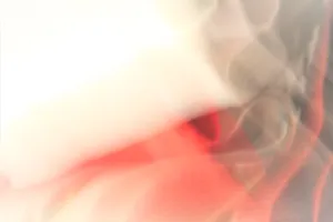 Red And White Cloudy Wallpaper