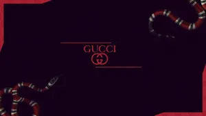 Red Black Snakes Gucci 4k Wallpaper