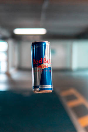 Red Bull In Parking Lot Wallpaper