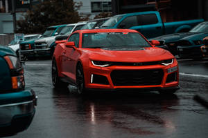 Red Chevrolet Camaro Wallpaper