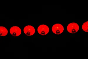 Red Chinese Lanterns Wallpaper