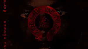 Red Chrome Hearts Logo Gothic Wallpaper