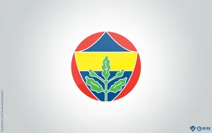 Red Circle Fenerbahce Logo Wallpaper