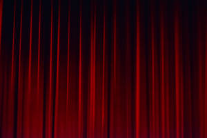 Red Curtain Wallpaper