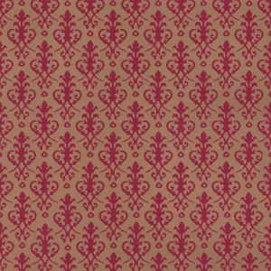 Red Damask Pattern Background Wallpaper