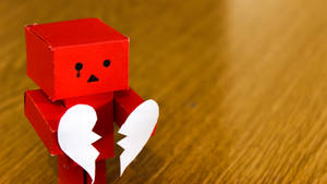 Red Danbo Sad 4k Wallpaper