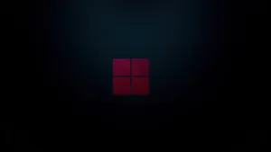 Red Dark Windows Logo Wallpaper