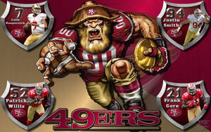 Red & Gold. The San Francisco 49ers. Wallpaper