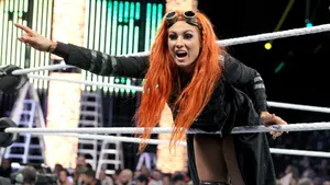 Red Hair Of Becky Lynch Wallpaper