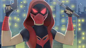 Red Hood Animated Cartoon Wallpaper