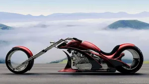 Red Lamborghini Flavio Concept Bikes Wallpaper