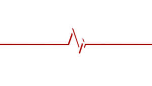 Red Line Heartbeat Wallpaper
