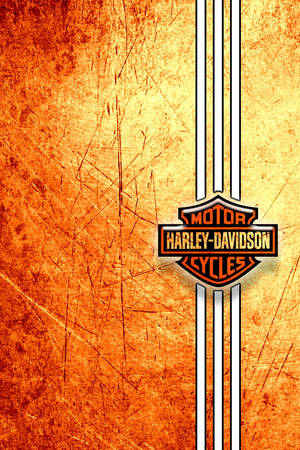 Red-orange Harley Davidson Mobile Wallpaper