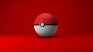 Red Orange Pokeball Wallpaper