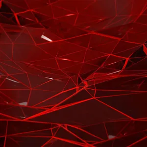 Red Polygon Art On Galaxy Table Wallpaper