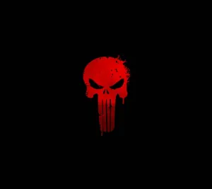 Red Punisher Logo Wallpaper